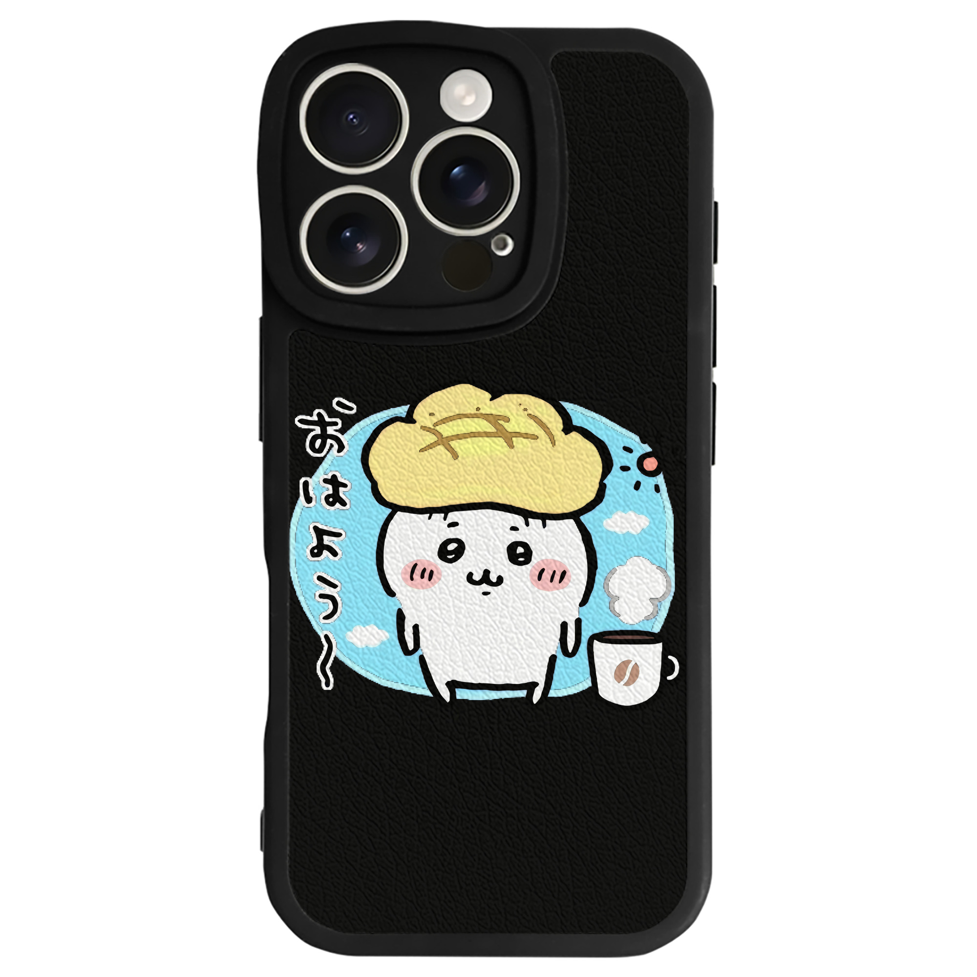 （画像用） ちいかわ ちいかわ Chii-kawa chiikawa 【iPhone 16シリーズ対応】シリコンスマホケース（レザー調） 材質：シリコン